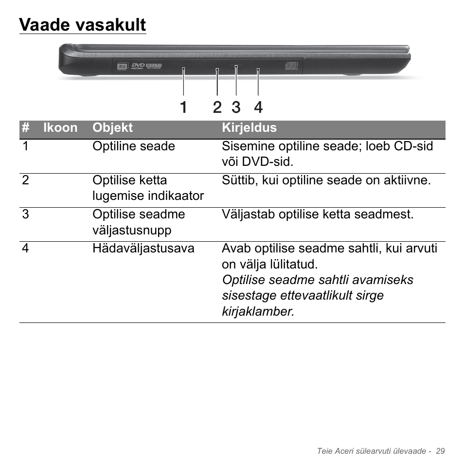 Vaade vasakult | Acer Aspire V5-571PG User Manual | Page 2479 / 3604