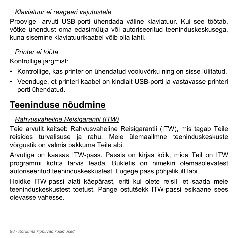 Teeninduse nõudmine | Acer Aspire V5-571PG User Manual | Page 2548 / 3604