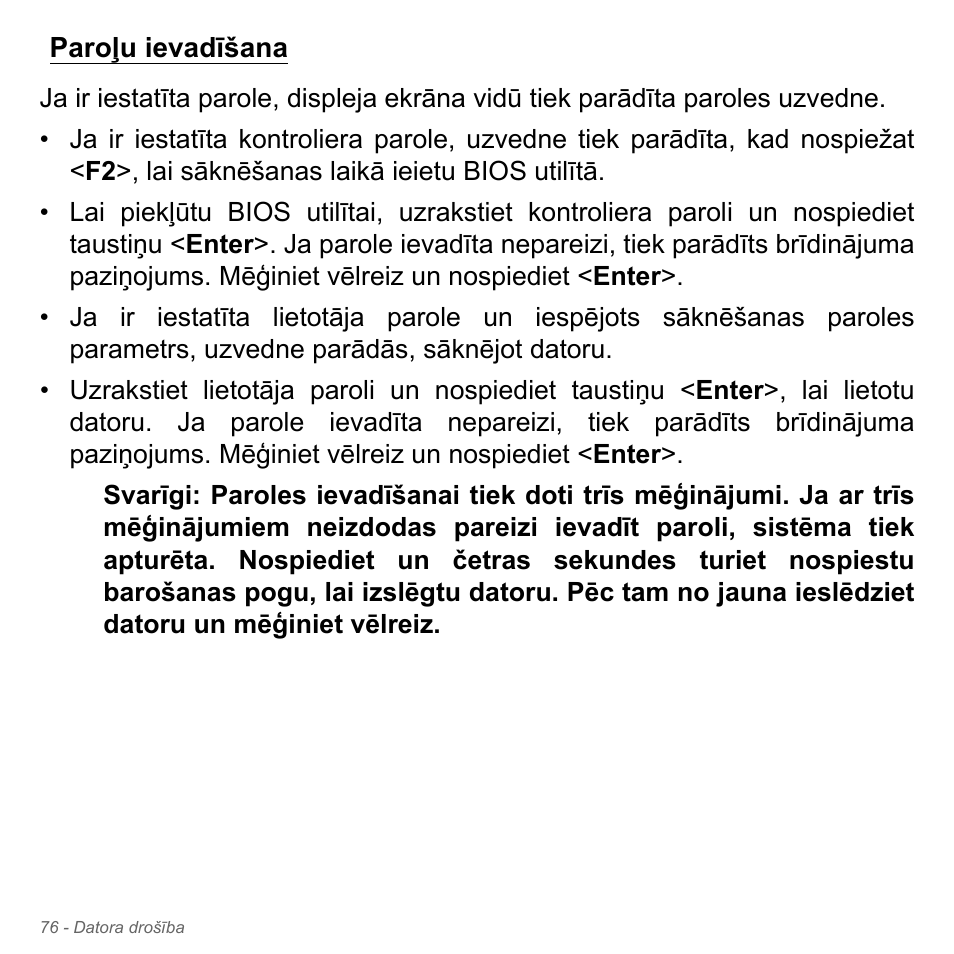 Paroļu ievadīšana | Acer Aspire V5-571PG User Manual | Page 2642 / 3604