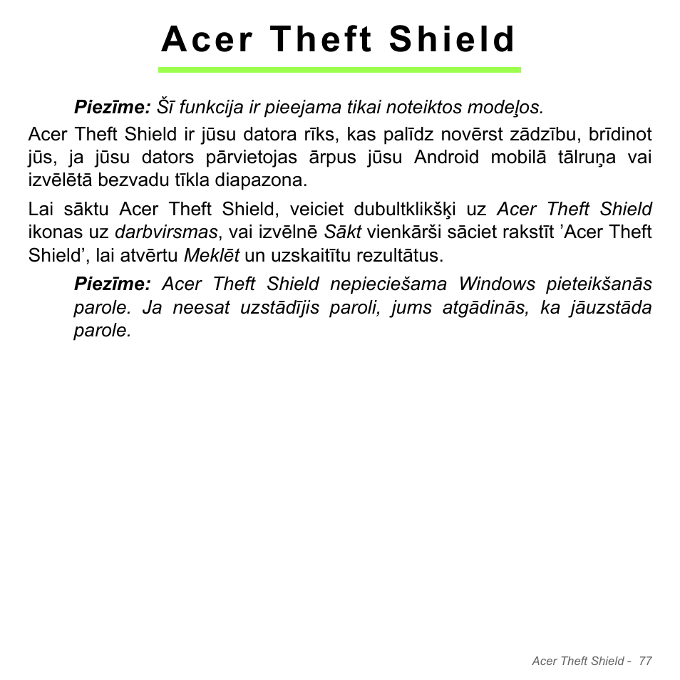 Acer theft shield | Acer Aspire V5-571PG User Manual | Page 2643 / 3604