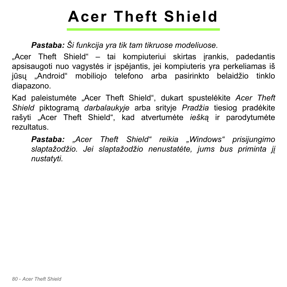 Acer theft shield | Acer Aspire V5-571PG User Manual | Page 2762 / 3604