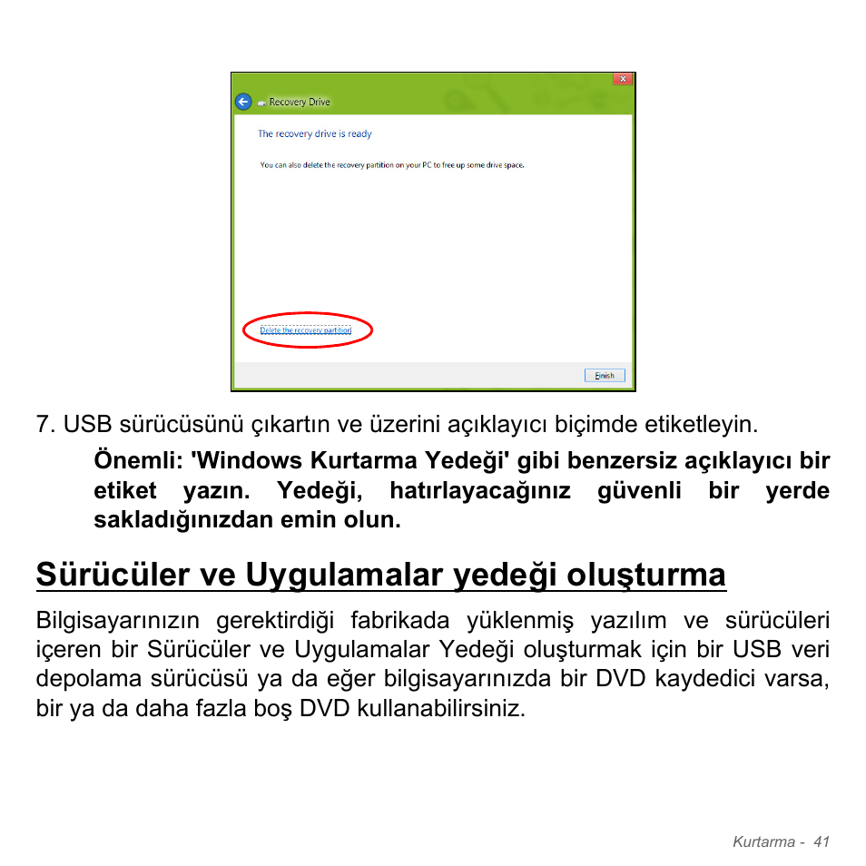 Sürücüler ve uygulamalar yedeği oluşturma | Acer Aspire V5-571PG User Manual | Page 2981 / 3604