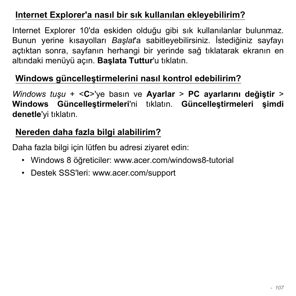 Nereden daha fazla bilgi alabilirim | Acer Aspire V5-571PG User Manual | Page 3047 / 3604