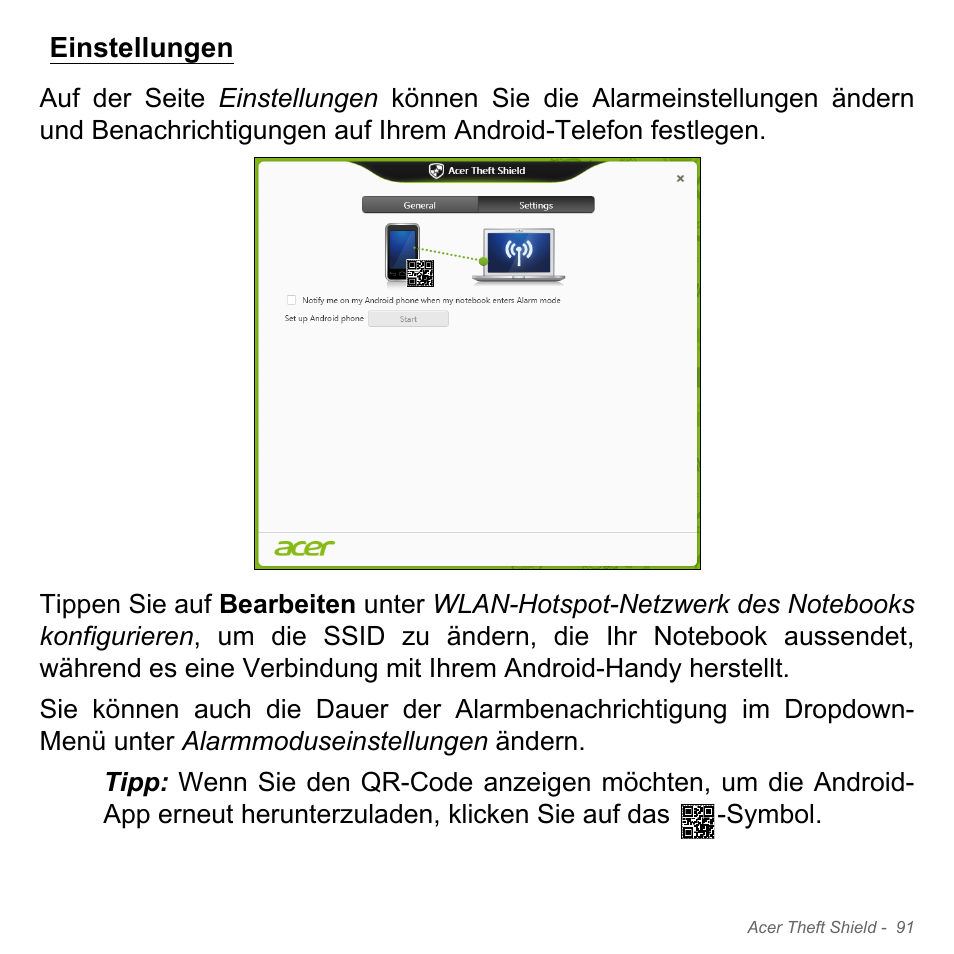 Einstellungen | Acer Aspire V5-571PG User Manual | Page 329 / 3604