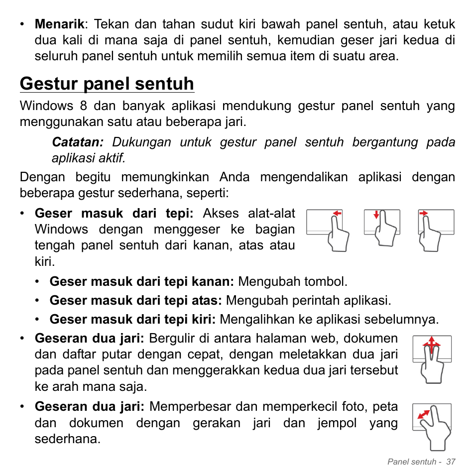 Gestur panel sentuh | Acer Aspire V5-571PG User Manual | Page 3407 / 3604