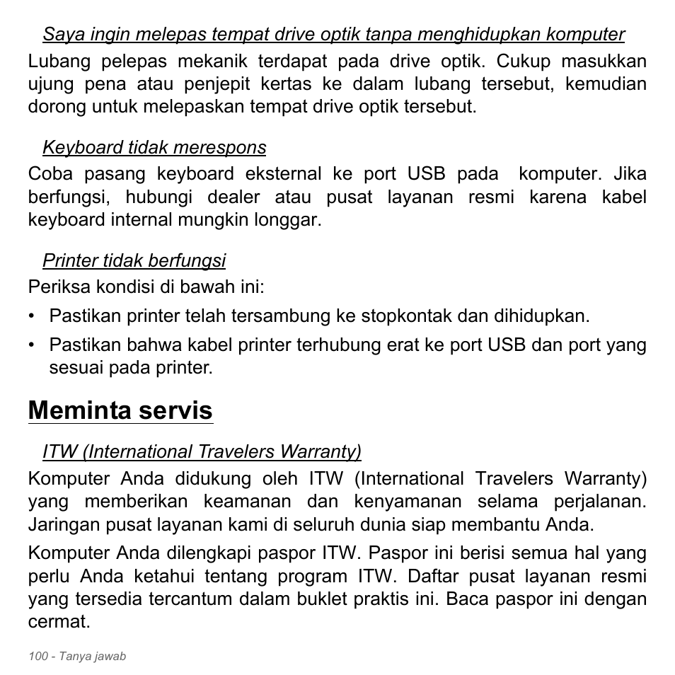 Meminta servis | Acer Aspire V5-571PG User Manual | Page 3470 / 3604