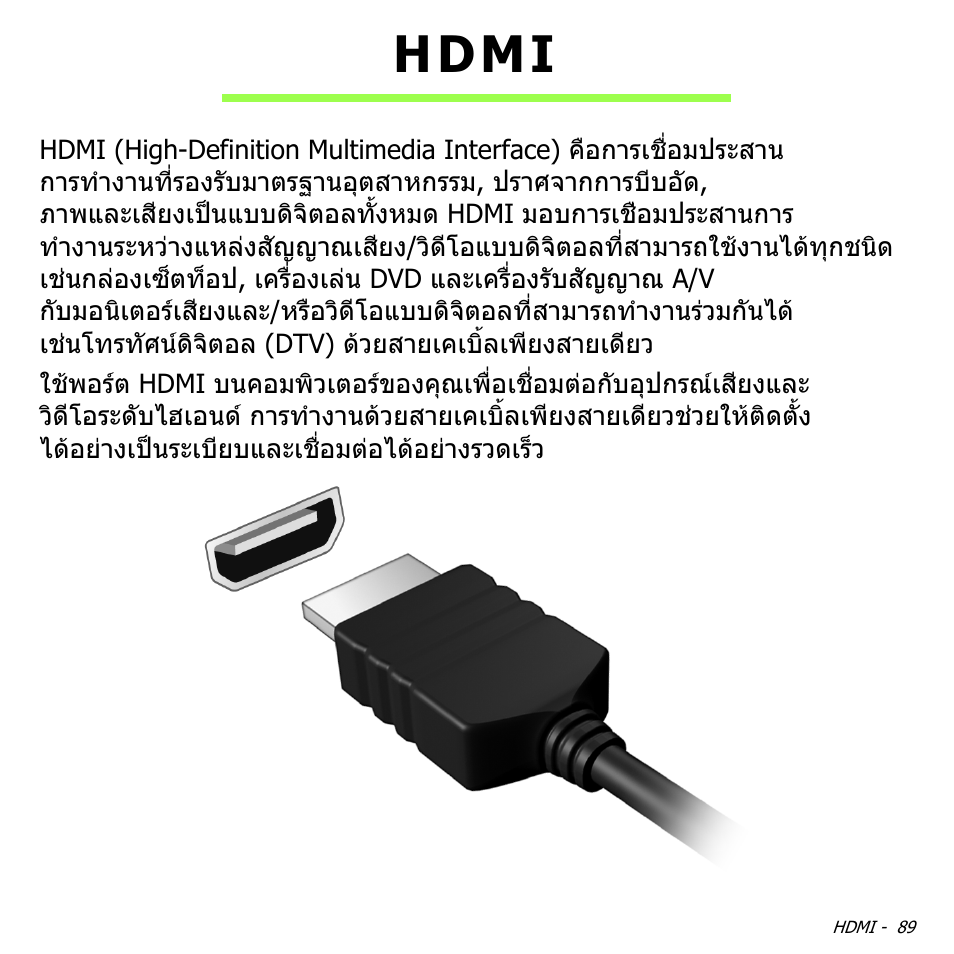 Hdmi | Acer Aspire V5-571PG User Manual | Page 3579 / 3604
