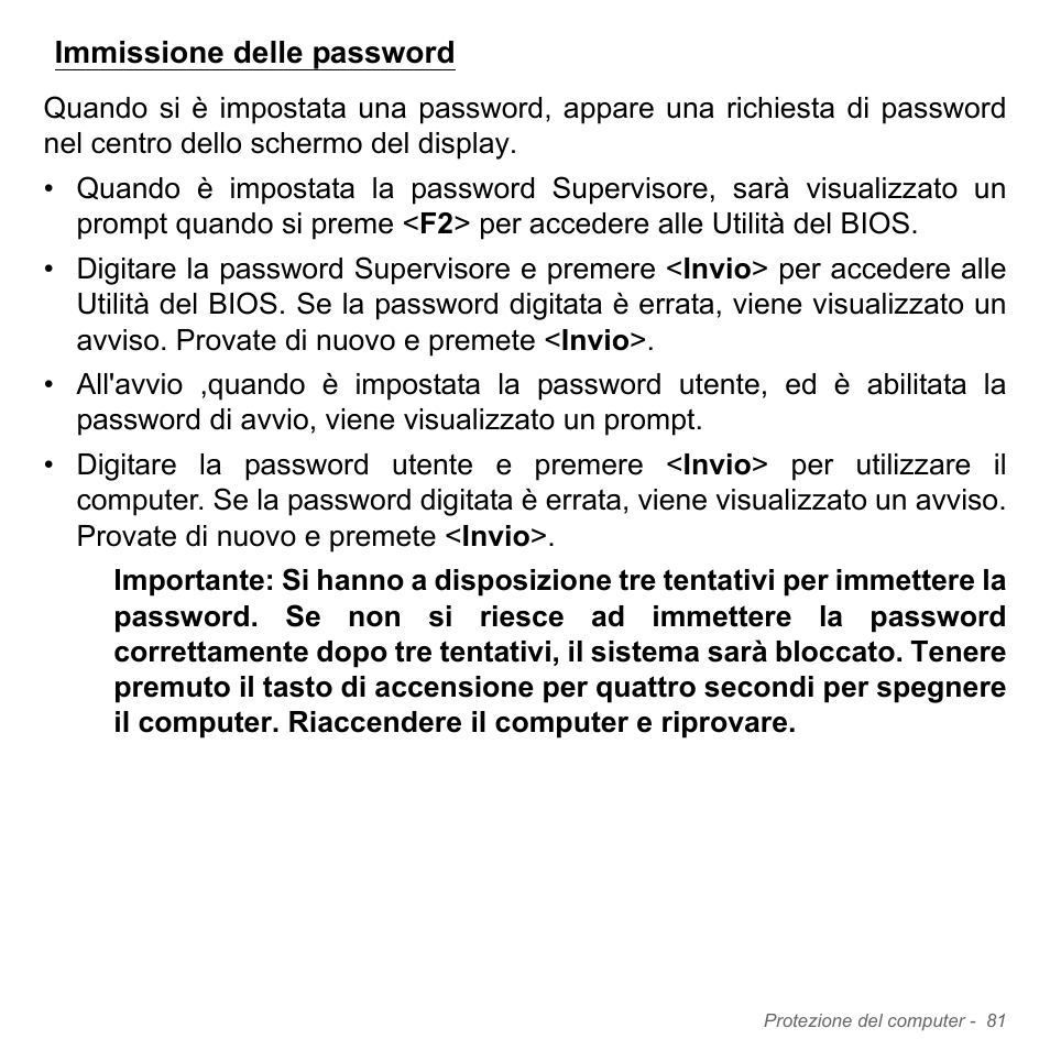 Immissione delle password | Acer Aspire V5-571PG User Manual | Page 451 / 3604