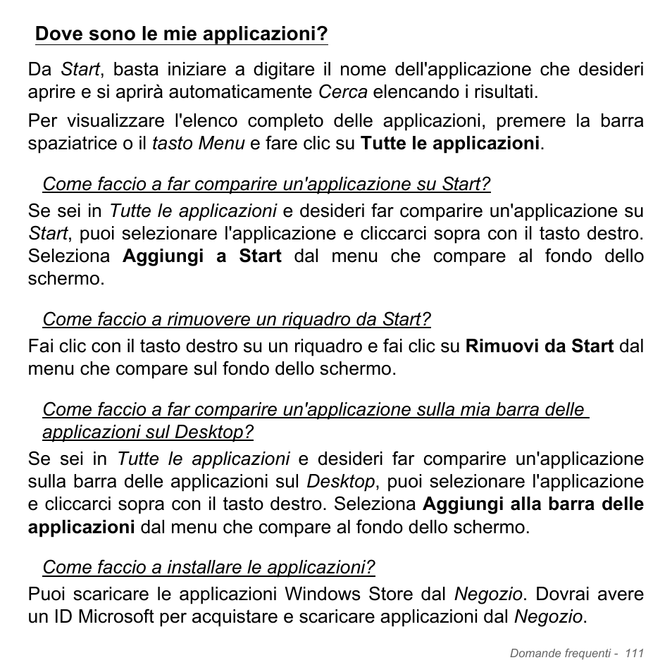 Dove sono le mie applicazioni | Acer Aspire V5-571PG User Manual | Page 481 / 3604