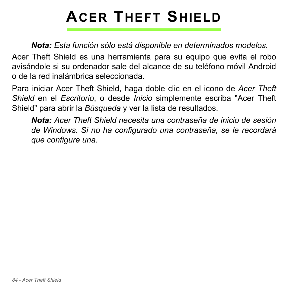 Acer theft shield, Heft, Hield | Acer Aspire V5-571PG User Manual | Page 576 / 3604