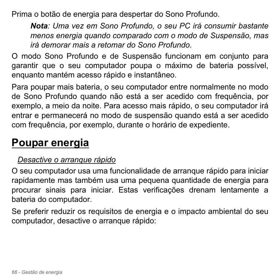 Poupar energia | Acer Aspire V5-571PG User Manual | Page 684 / 3604