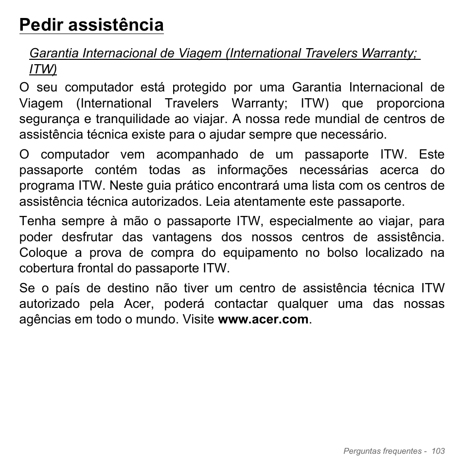 Pedir assistência | Acer Aspire V5-571PG User Manual | Page 721 / 3604