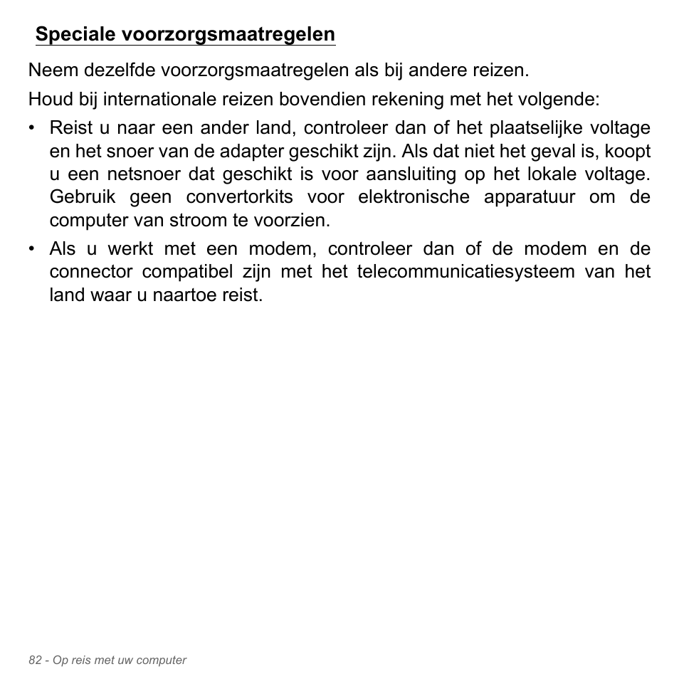 Speciale voorzorgsmaatregelen | Acer Aspire V5-571PG User Manual | Page 822 / 3604