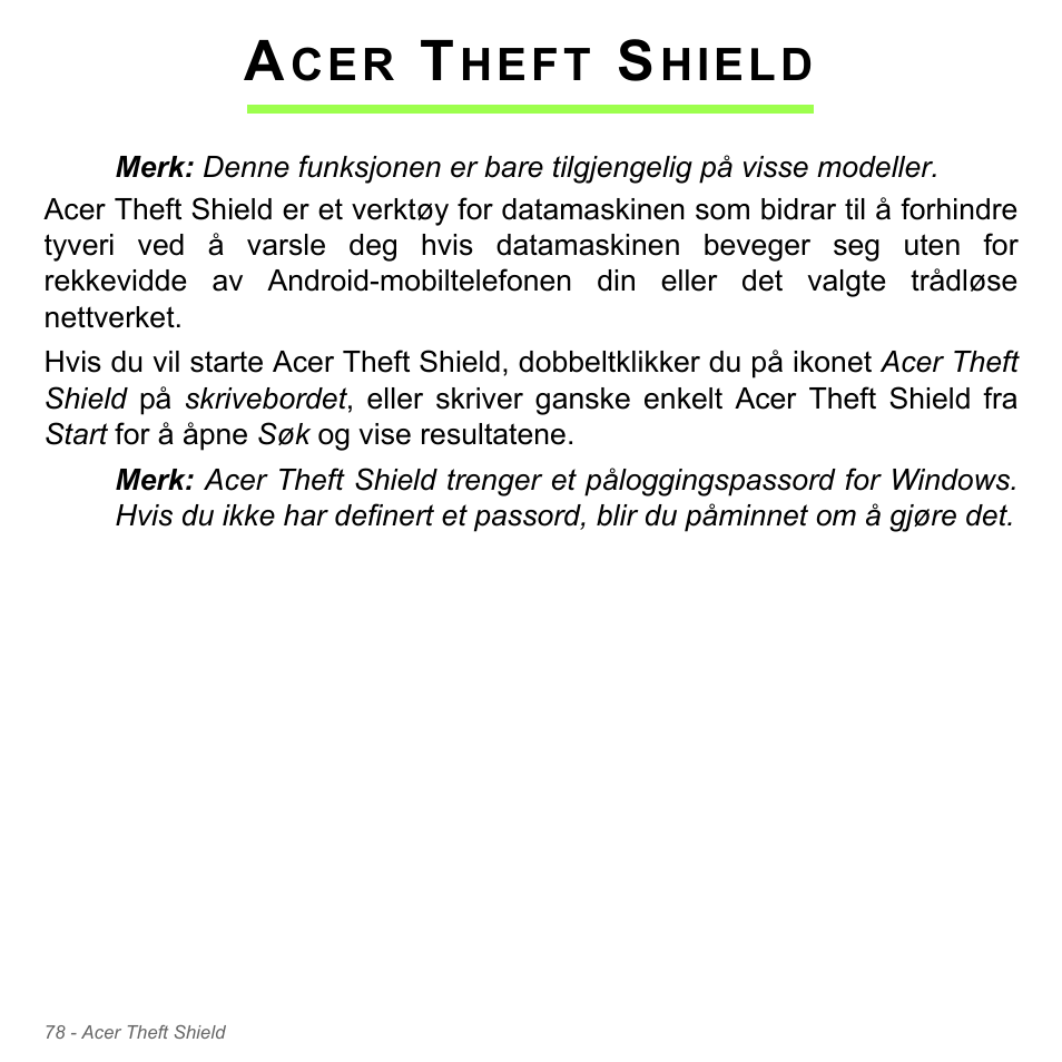 Acer theft shield, Heft, Hield | Acer Aspire V5-571PG User Manual | Page 944 / 3604