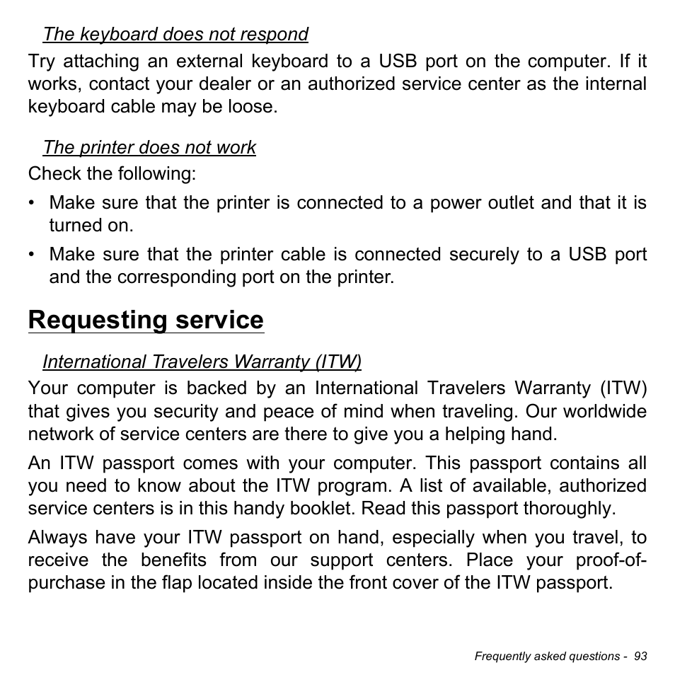 Requesting service | Acer Aspire V5-571PG User Manual | Page 95 / 3604