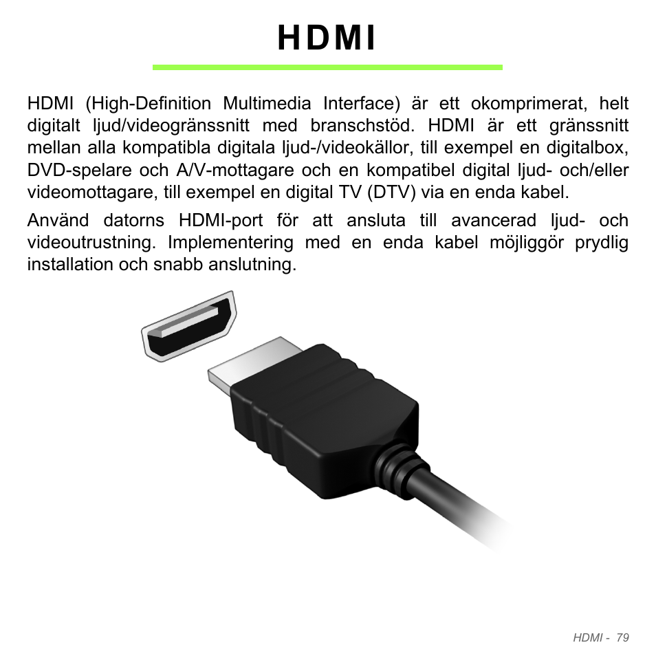 Hdmi | Acer W700P User Manual | Page 1075 / 3264