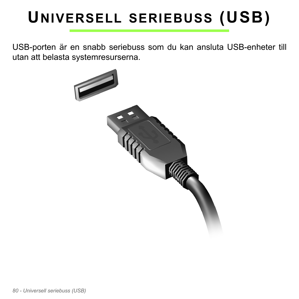 Universell seriebuss (usb), Usb) | Acer W700P User Manual | Page 1076 / 3264