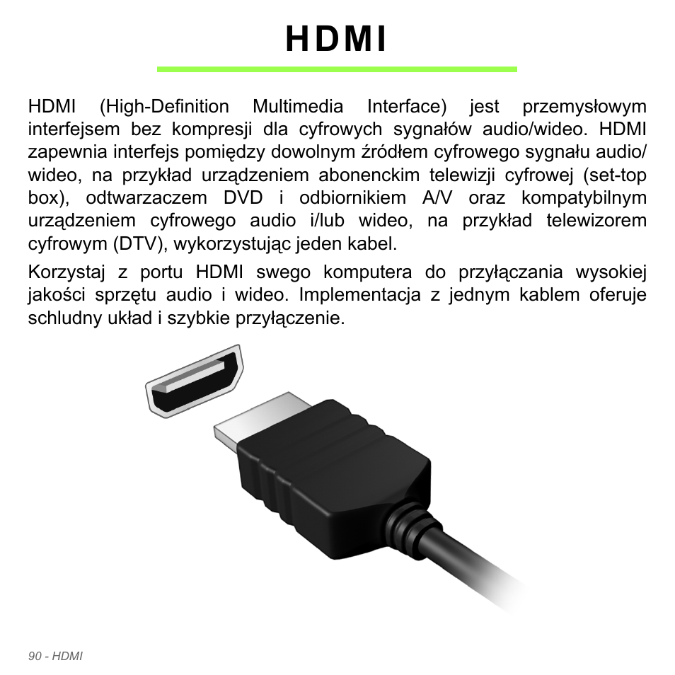 Hdmi | Acer W700P User Manual | Page 1420 / 3264