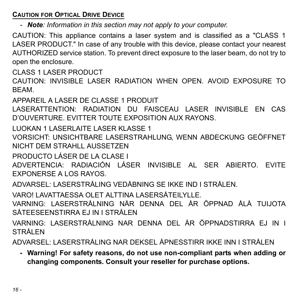 Acer W700P User Manual | Page 18 / 3264