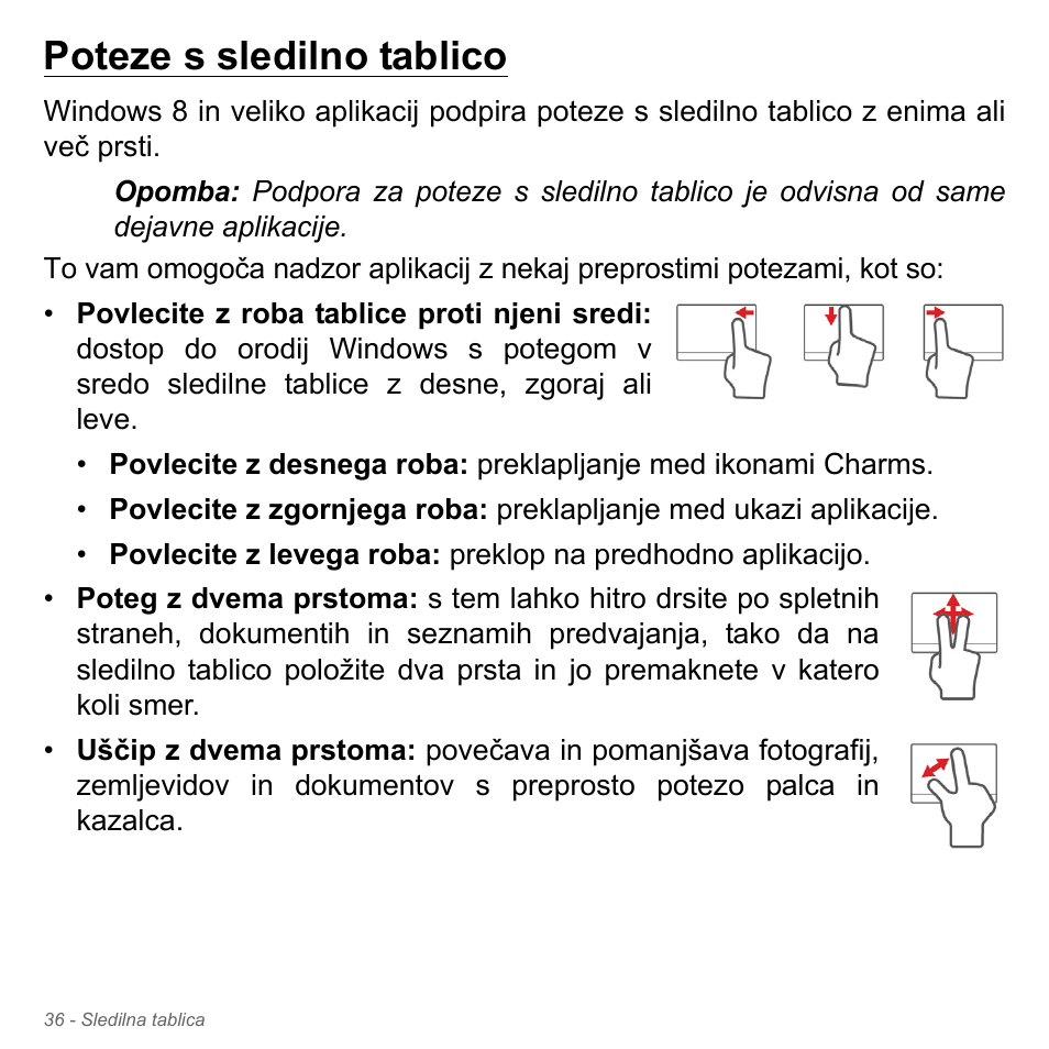 Poteze s sledilno tablico | Acer W700P User Manual | Page 1810 / 3264