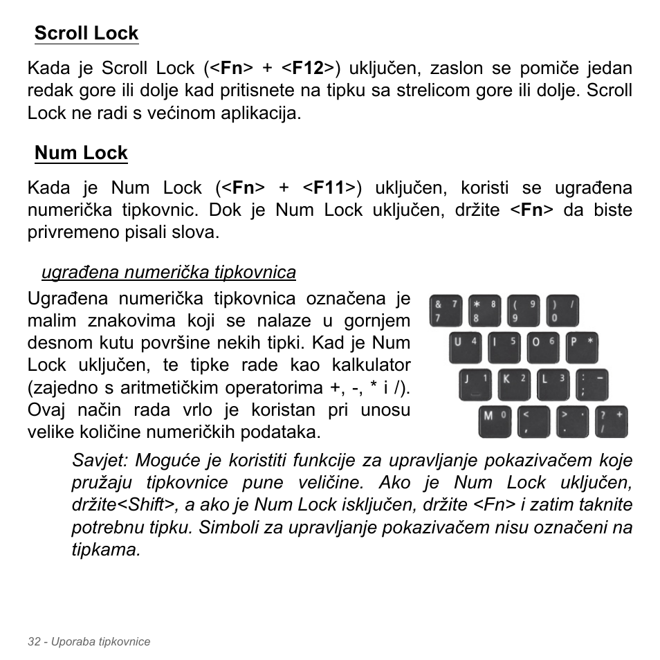 Scroll lock, Num lock, Scroll lock num lock | Acer W700P User Manual | Page 1912 / 3264