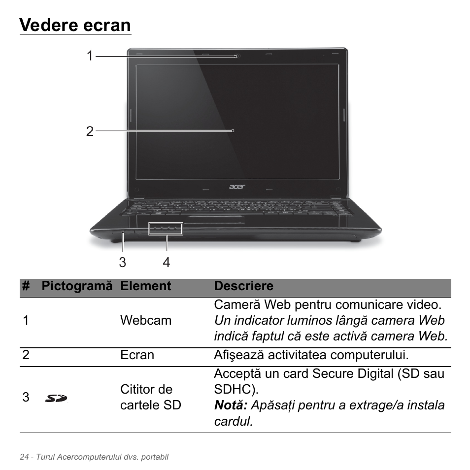 Vedere ecran | Acer W700P User Manual | Page 2012 / 3264