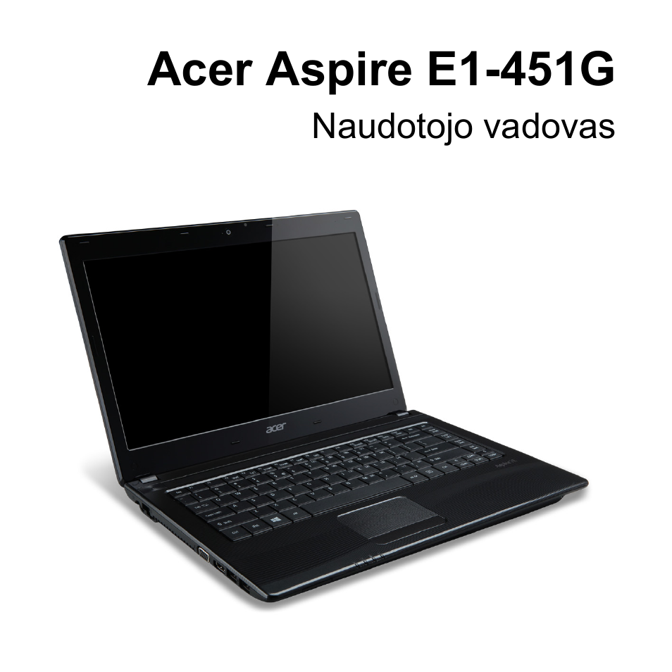 Lietuviškai, Acer aspire e1-451g | Acer W700P User Manual | Page 2431 / 3264