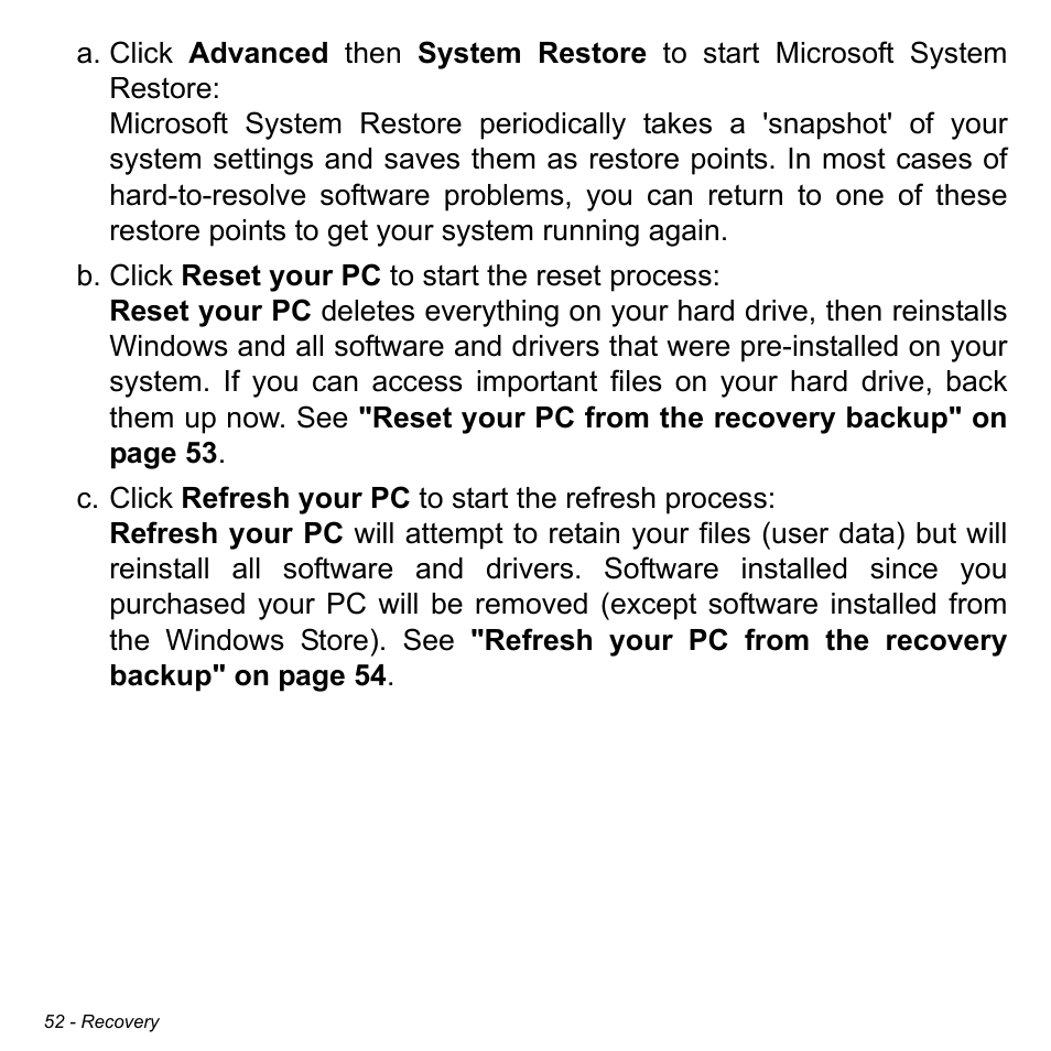 Acer W700P User Manual | Page 54 / 3264