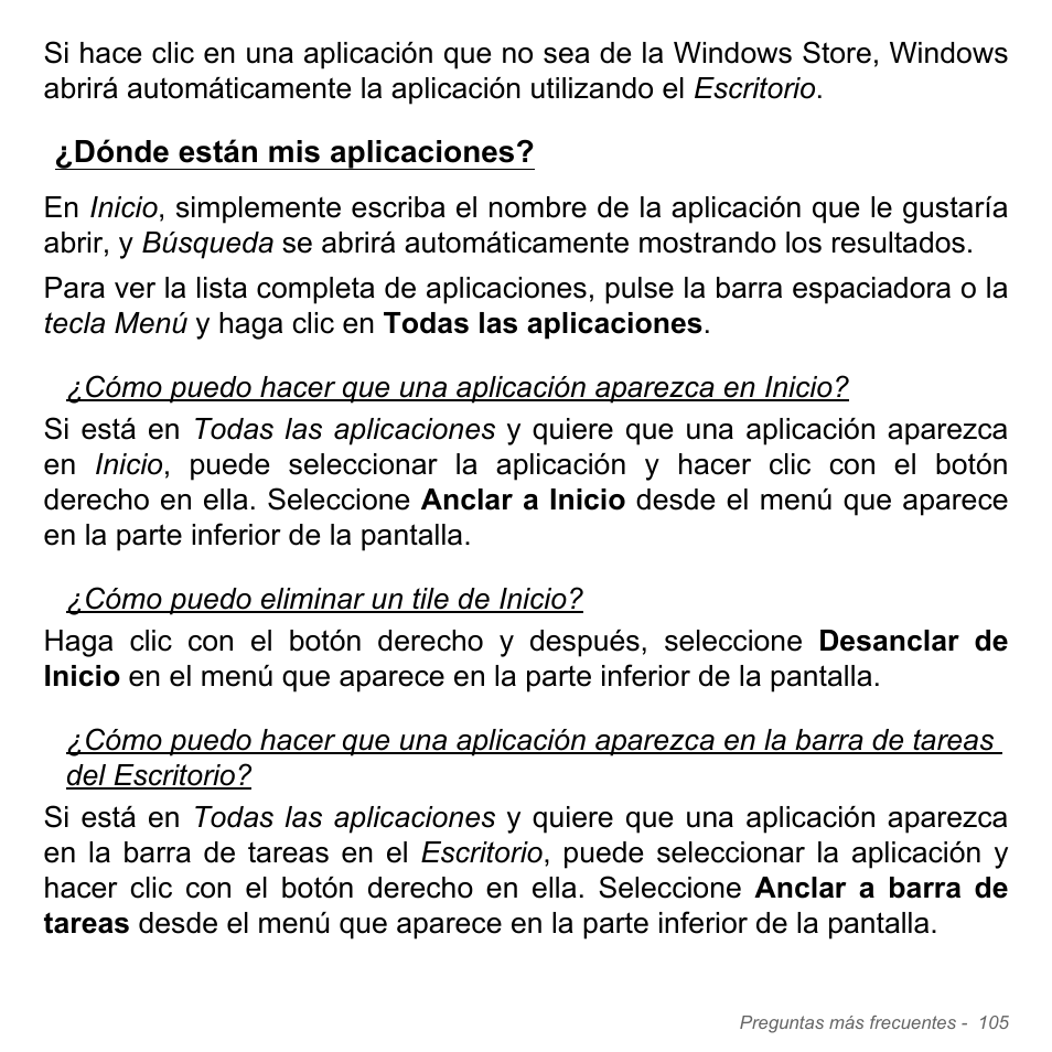 Dónde están mis aplicaciones | Acer W700P User Manual | Page 553 / 3264