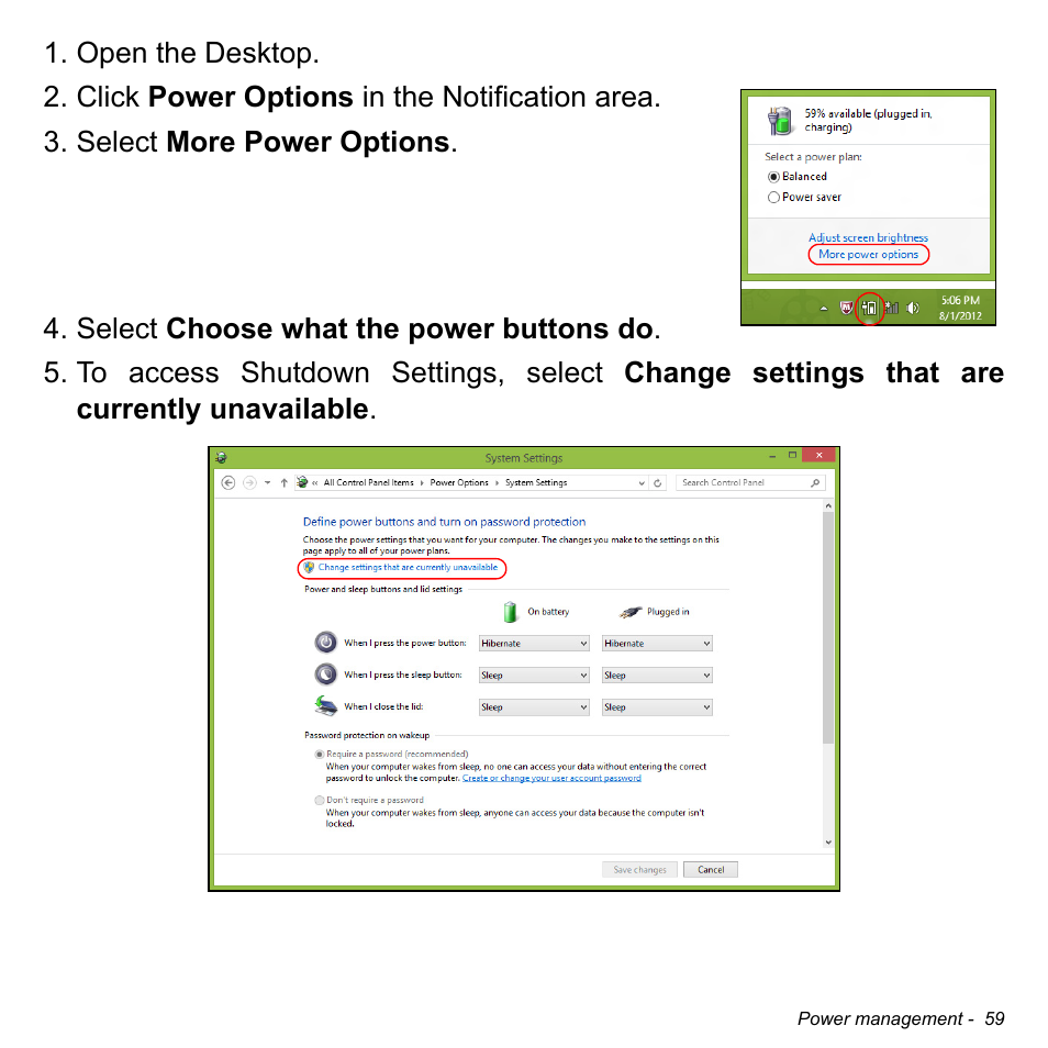 Acer W700P User Manual | Page 61 / 3264