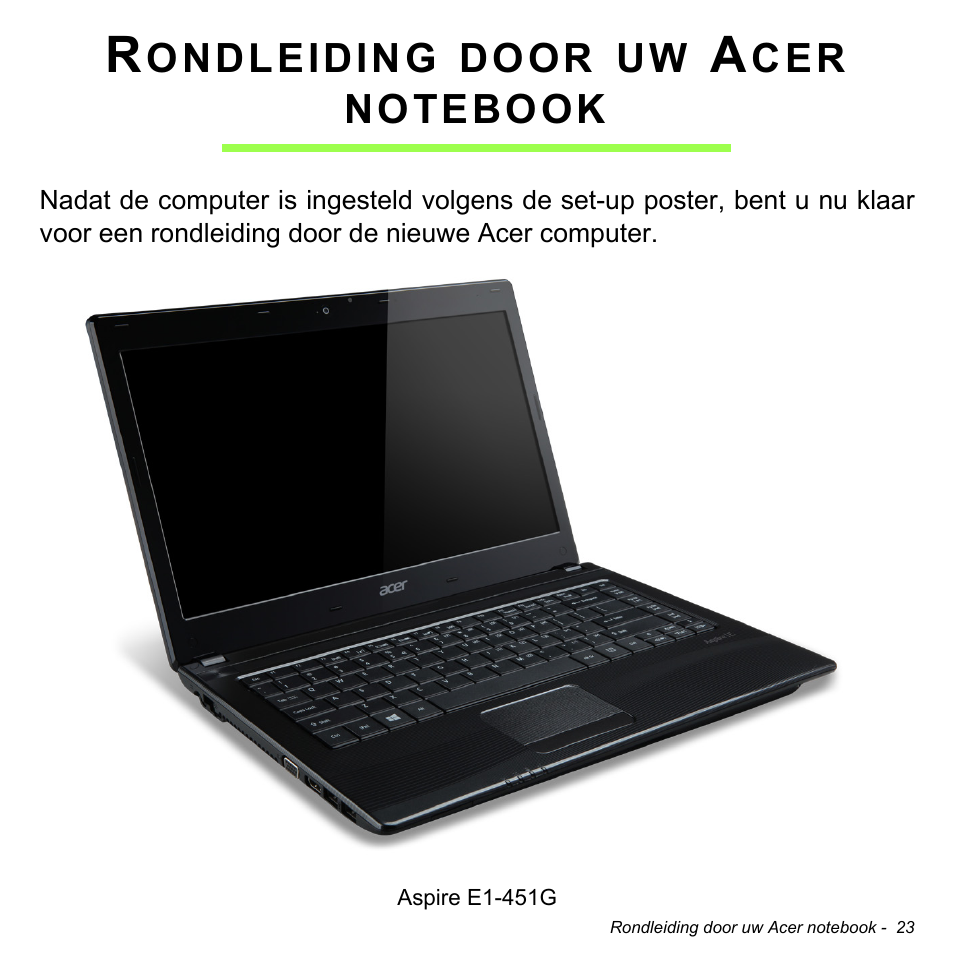 Rondleiding door uw acer notebook | Acer W700P User Manual | Page 697 / 3264