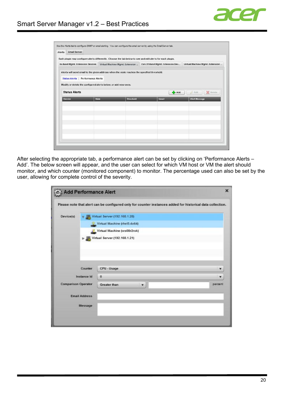 Acer Veriton P530 F2 User Manual | Page 20 / 37