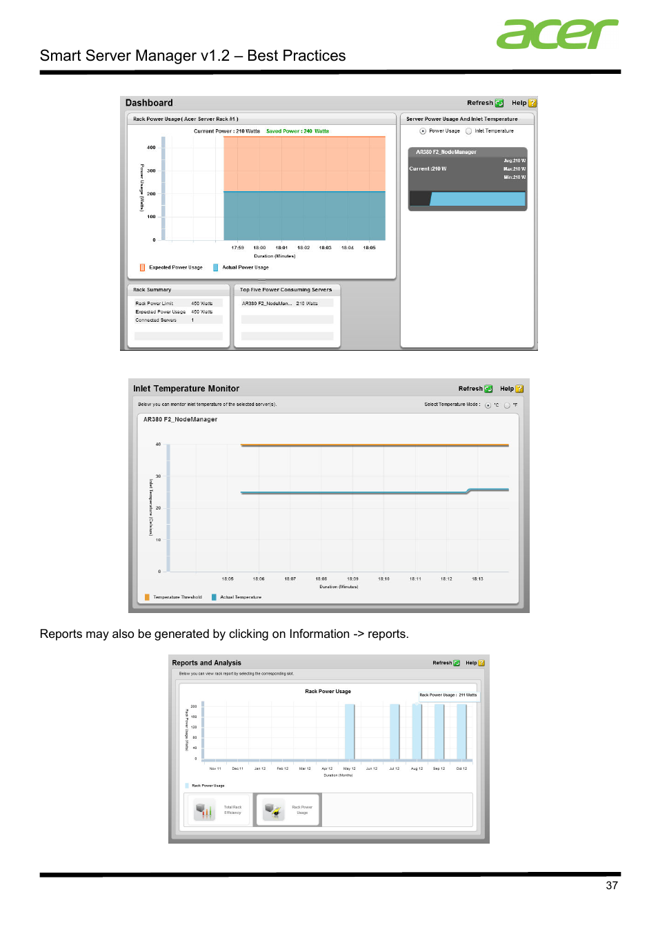 Smart server manager v1.2 – best practices | Acer Veriton P530 F2 User Manual | Page 37 / 37