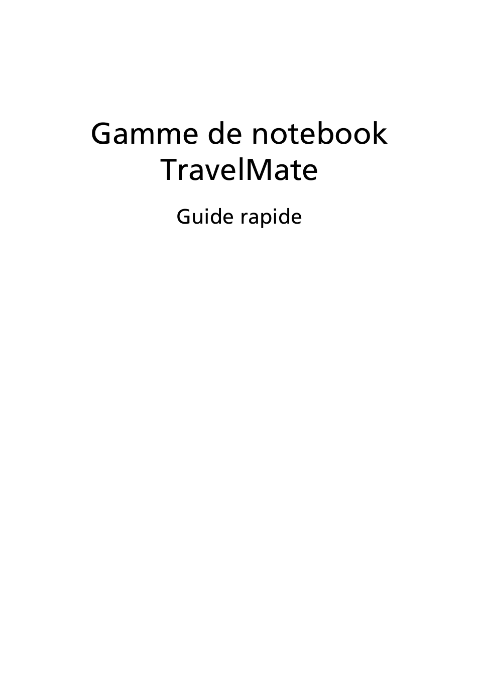 Français | Acer TravelMate 4750ZG User Manual | Page 13 / 315