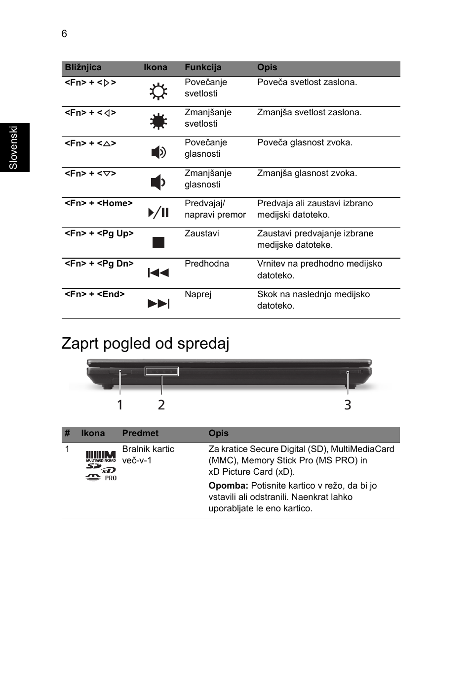 Zaprt pogled od spredaj | Acer TravelMate 4750ZG User Manual | Page 172 / 315