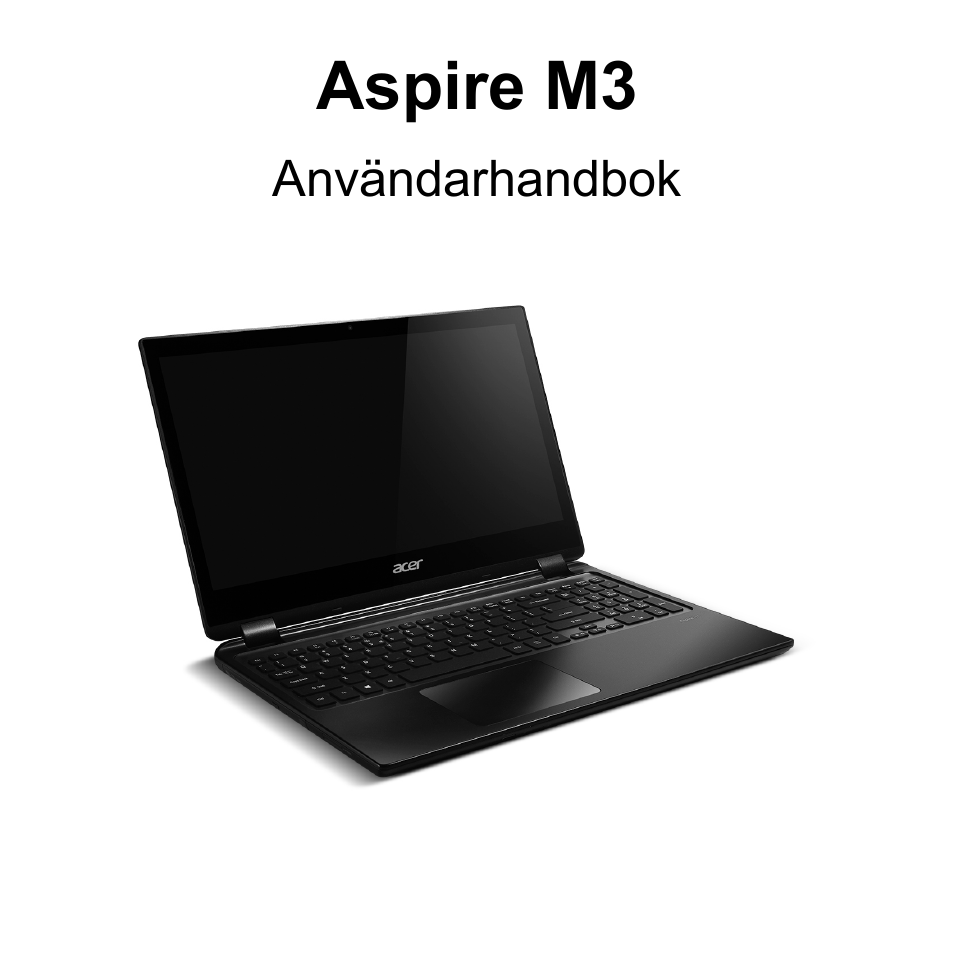 Svenska, Aspire m3 | Acer Aspire S3-391 User Manual | Page 1085 / 3554