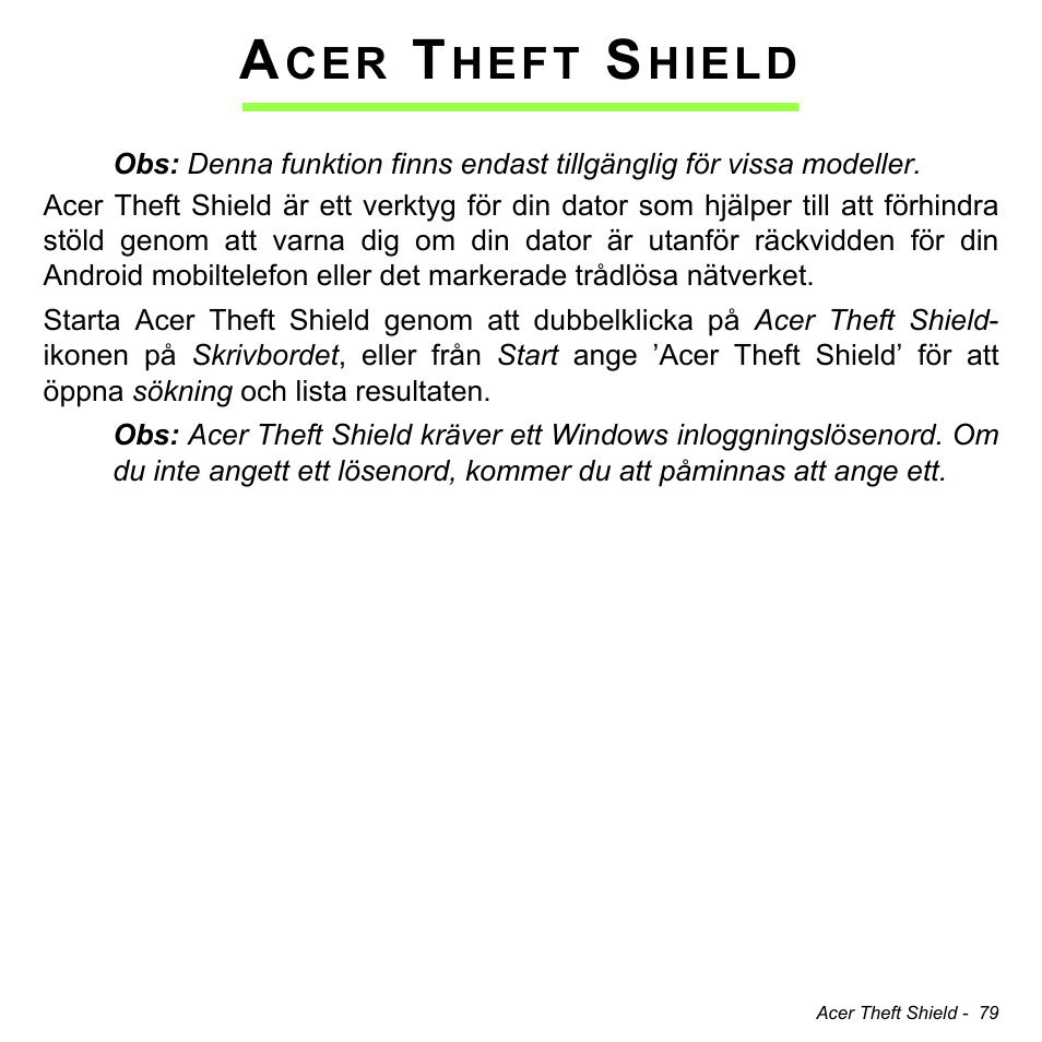 Acer theft shield, Heft, Hield | Acer Aspire S3-391 User Manual | Page 1163 / 3554