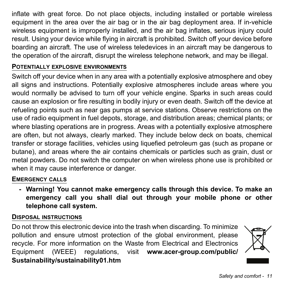 Acer Aspire S3-391 User Manual | Page 12 / 3554