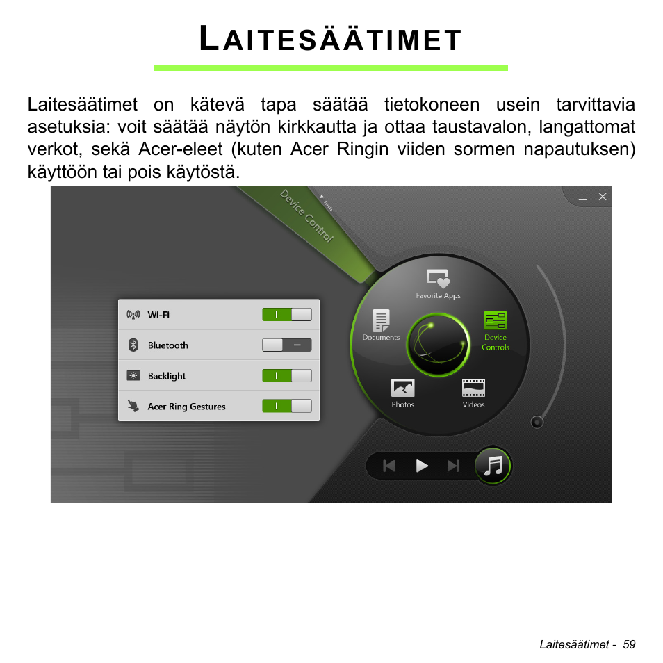 Laitesäätimet, Aitesäätimet | Acer Aspire S3-391 User Manual | Page 1256 / 3554