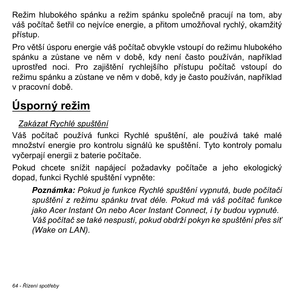 Úsporný režim | Acer Aspire S3-391 User Manual | Page 1759 / 3554