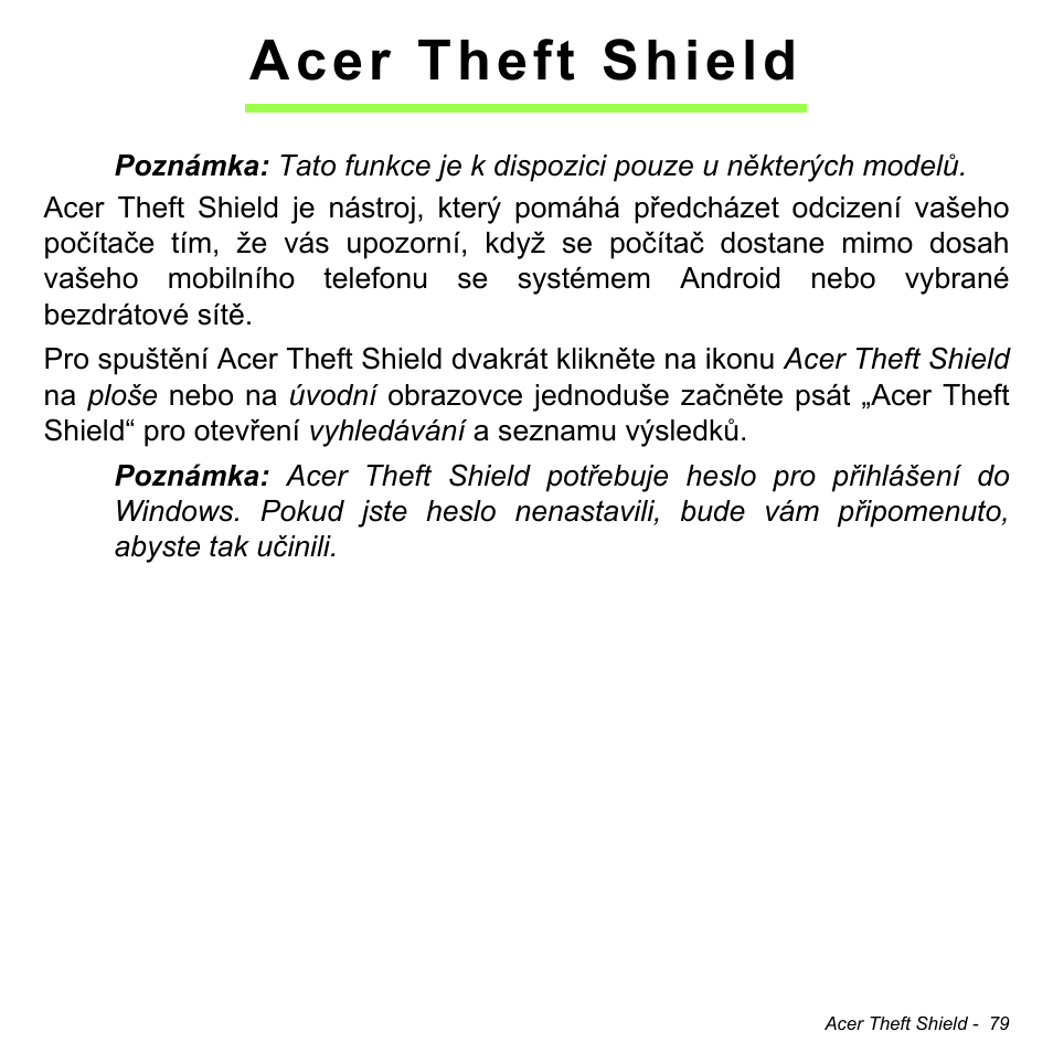 Acer theft shield | Acer Aspire S3-391 User Manual | Page 1774 / 3554