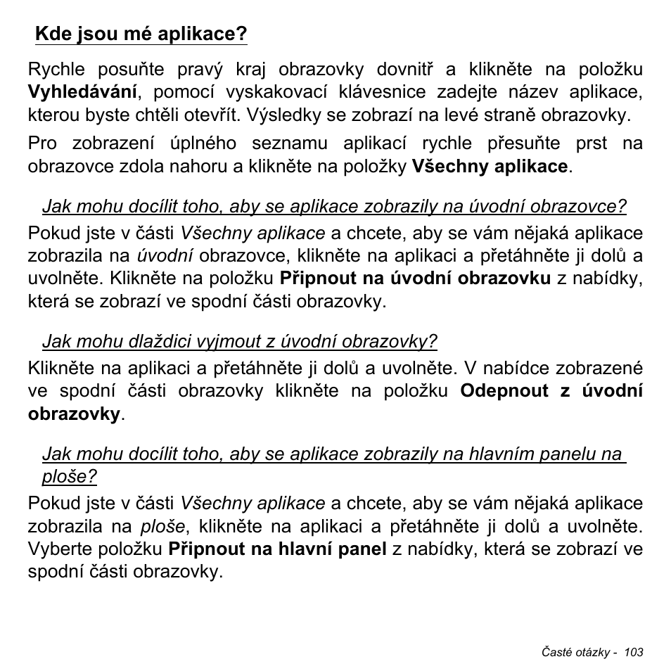 Kde jsou mé aplikace | Acer Aspire S3-391 User Manual | Page 1798 / 3554