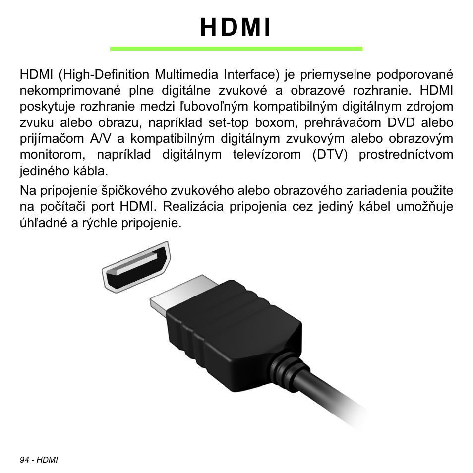 Hdmi | Acer Aspire S3-391 User Manual | Page 1905 / 3554