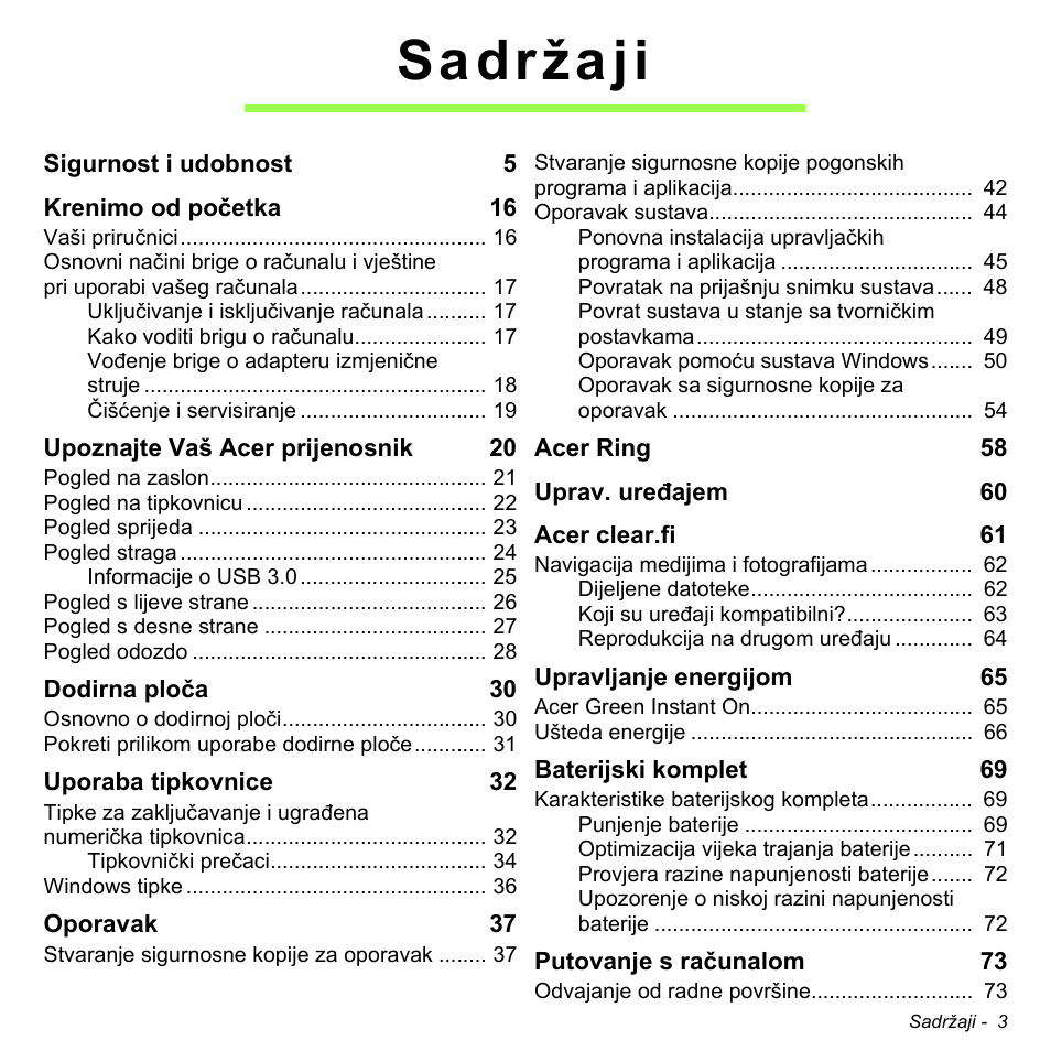 Sadržaji | Acer Aspire S3-391 User Manual | Page 2045 / 3554