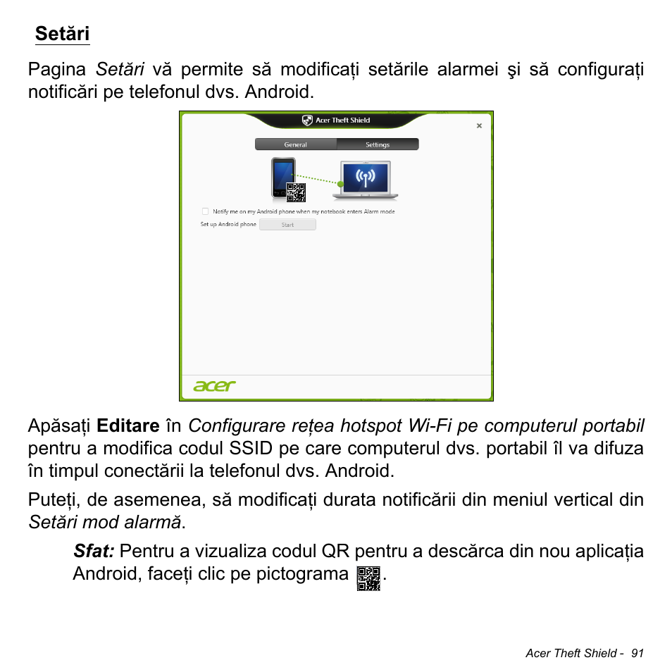 Setări | Acer Aspire S3-391 User Manual | Page 2252 / 3554