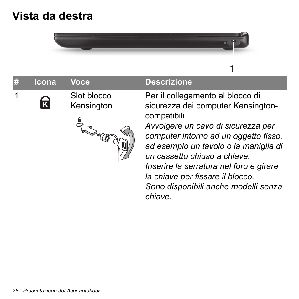 Vista da destra | Acer Aspire S3-391 User Manual | Page 393 / 3554