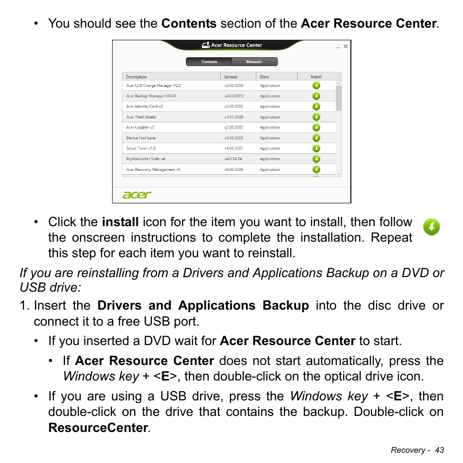 Acer Aspire S3-391 User Manual | Page 44 / 3554