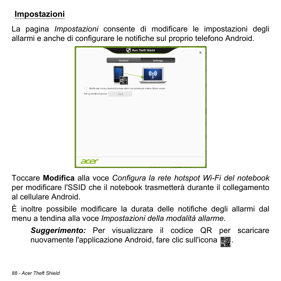 Impostazioni | Acer Aspire S3-391 User Manual | Page 453 / 3554