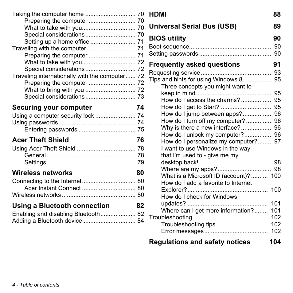 Acer Aspire S3-391 User Manual | Page 5 / 3554