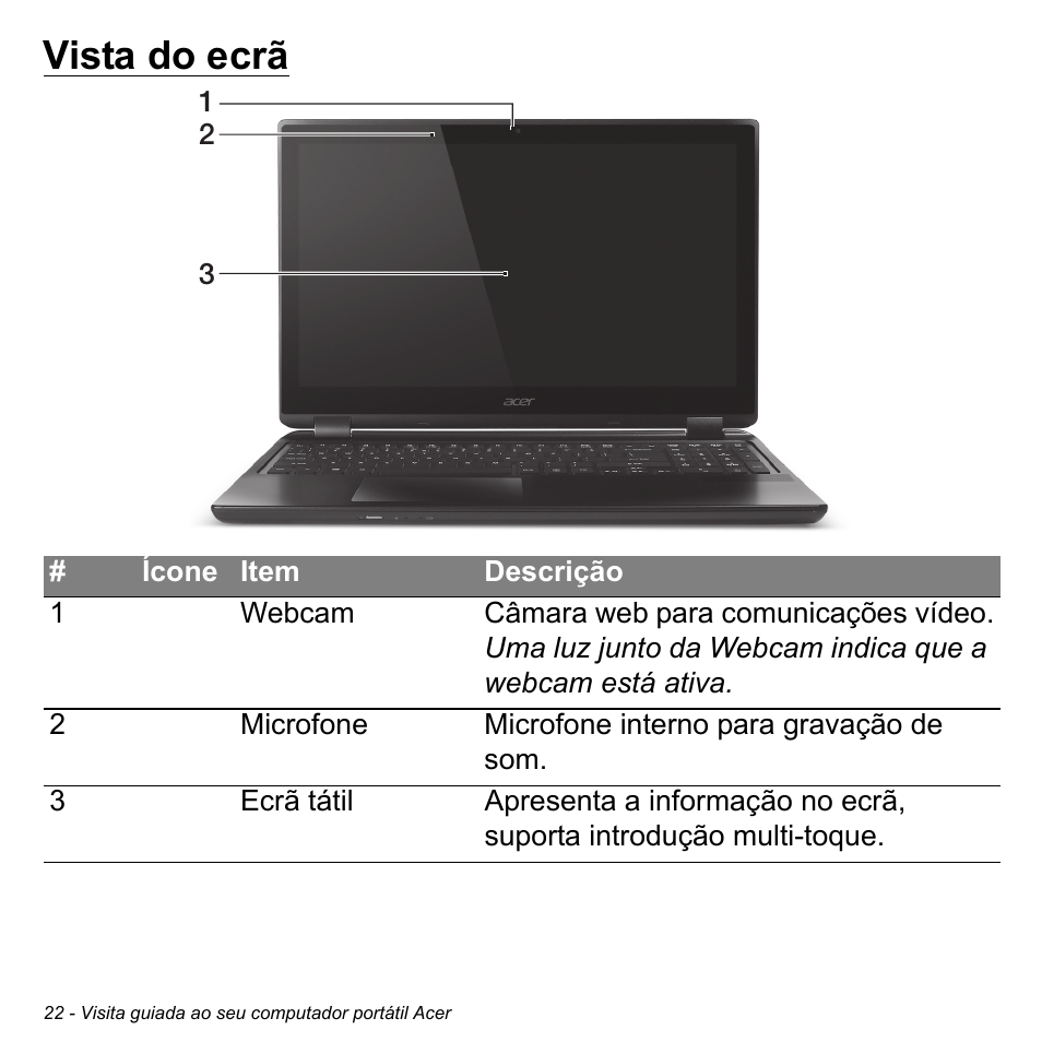 Vista do ecrã | Acer Aspire S3-391 User Manual | Page 635 / 3554